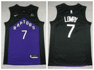 Toronto Raptors #7 Kyle Lowry 2021 Earned Jersey Black