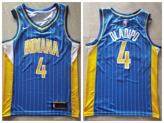 Nike Indina Pacers #4 Victor Oladipo 2021 City Jersey Blue