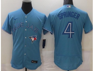 Nike Toronto Blue Jays #4 George Springer Flexbase Jersey Light Blue