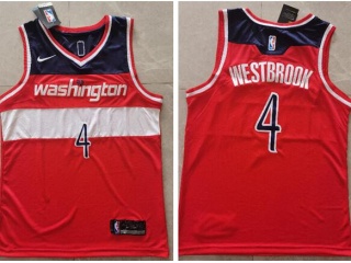 Nike Washington Wizards #4 Russell WestbrookJersey Red