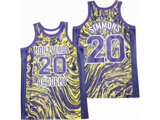 Ben Simmons #20 Montverde Academy Alternate High School Basketball Jersey