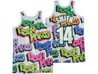 The Fresh Prince of Bel Air Basketball Jersey #14 Will Smith Academy Jersey