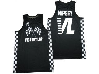Nipsey Hussle Victory Lap Basketball Jersey Black