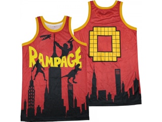 Rampage The Vide Game #0 Basketball Jersey Game