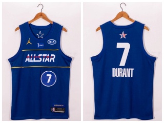 Jordan Brooklyn Nets #7 Kevin Durant 2021 All Star Jersey Blue