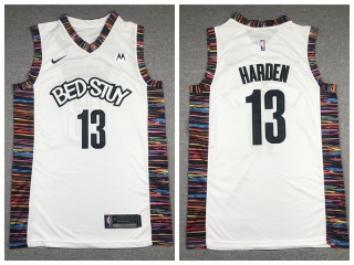 Nike Brooklyn Nets #13 James Harden 2020 City Jersey White