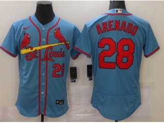 Nike St. Louis Cardinals #28 Nolan Arenado Flexbase Jersey Blue