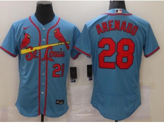 Nike St. Louis Cardinals #28 Nolan Arenado Flexbase Jersey Blue