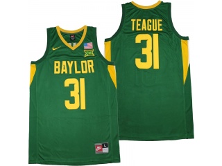 Baylor Bears #31 MaCio Teague Basketball Jersey Green