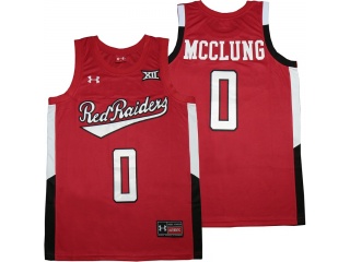 Texas Tech Red Raiders #0 Mac McClung Jersey Red