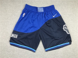 Nike Milwaukee Bucks 2021 City Short Blue
