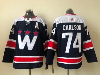 Adidas Washington Capitals #74 John Carlson Retro Jersey Blue