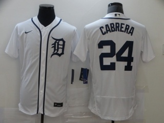 Nike Detroit Tigers #24 Miguel Cabrera Flexbase Jersey White