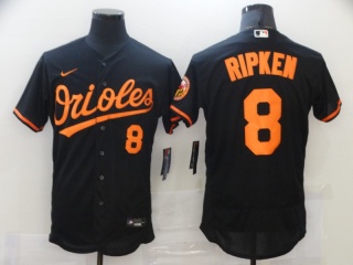 Nike Baltimore Orioles #8 Cal Ripken Flexbase Jersey Black