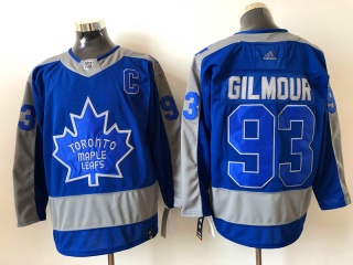 Adidas Toronto Maple Leafs #93 Doug Gilmour Retro Jersey Blue