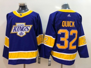 Adidas Los Angeles Kings #32 Jonathan Quick Retro Jersey Purple