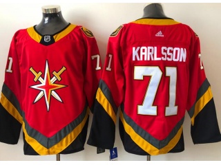 Adidas Vegas Golden Knights #71 William Krrlsson Retro Jersey Red