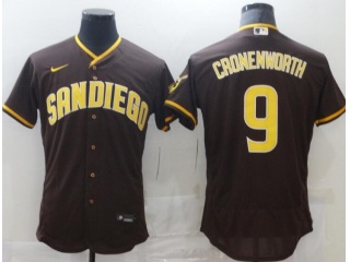 Nike San Diego Padres #9 Jake Cronenworth Flexbase Jersey Brown