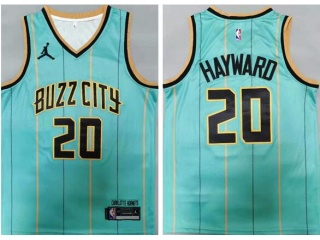 Charlotte Hornets #20 Gordon Hayward Jersey Teal City