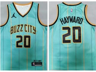 Charlotte Hornets #20 Gordon Hayward Jersey Teal City