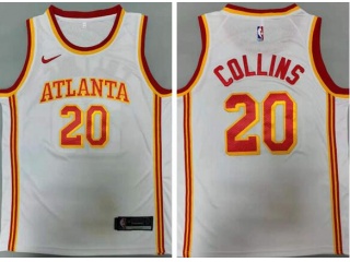 Atlanta Hawks #20 John Collins Jersey White