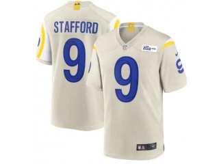 Los Angeles Rams #9 Matthew Stafford Limited Jersey Cream