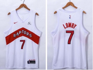 Nike Toronto Raptors #7 Kyle Lowry 2021 Jersey White