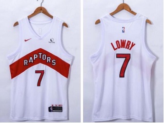 Nike Toronto Raptors #7 Kyle Lowry 2021 Jersey White 