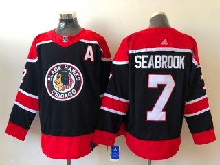 Adidas Chicago Blackhawks #7 Brent Seabrook Retro Jersey Black