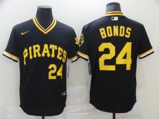Nike Pittsburgh Pirates #24 Barry Bonds Pullover Jersey Black