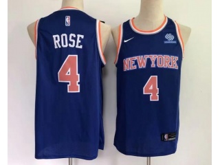 Nike New York Knicks #4 Derrick Rose Jersey Blue