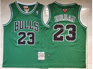Chicago Bulls #23 Michael Jordan Throwback Jersey Green