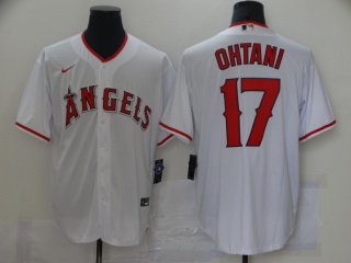 Nike Los Angeles Angels #17 Shohei Ohtani Cool Base Jersey White