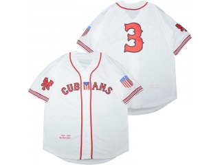 New York Cubans Blank White Jersey