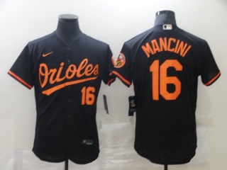 Nike Baltimore Orioles #16 Trey Mancini Flexbase Jersey Black