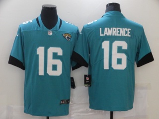 Jacksonville Jaguars #16 Trevor Lawrence Vapor Limited Jersey Teal