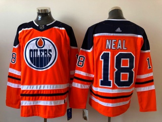 Adidas Edmonton Oilers #18 James Neal Hockey Jersey Orange