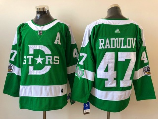 Adidas Dallas Stars #47 Alexander Radulov Winter Classic Jersey Green