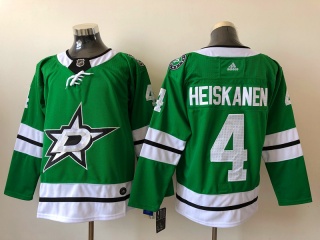 Adidas Dallas Stars #4 Miro Heiskanen Jersey Green