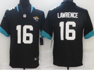 Jacksonville Jaguars #16 Trevor Lawrence Vapor Limited Jersey Black 