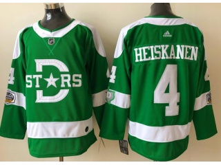 Adidas Dallas Stars #4 Miro Heiskanen Winter Classic Jersey Green