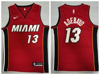 Nike Miami Heat #13 Bam Adebayo Jersey Red