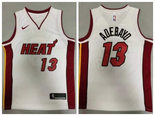Nike Miami Heat #13 Bam Adebayo Jersey White
