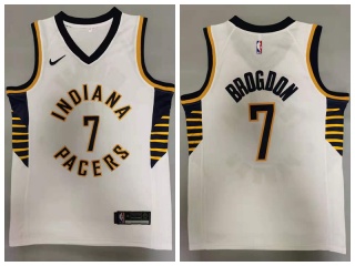 Nike Indiana Pacers #7 Malcolm Brogdon Jersey White