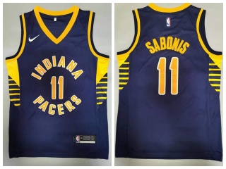 Nike Indiana Pacers #11 Domantas Sabonis Jersey Blue