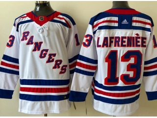Adidas New York Rangers #13 Alexis Lafreniere Jersey White