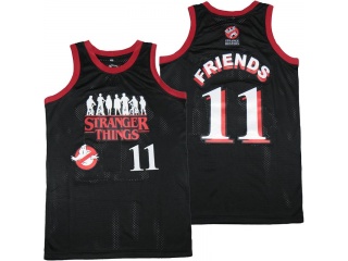 STRANGER THINGS ELEVEN JERSEY BLACK