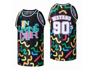 #90 IN LIVING COLOR WAYANS BASKETBALL JERSEY