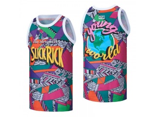 SLICK RICK YOUNG WORLD BASKETBALL JERSEY