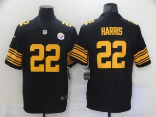 Pittsburgh Steelers #22 Najee Harris Color Rush Limited Jersey Black